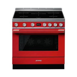 CPF9IPR - Smeg cooker indukciós főzőlappal piros