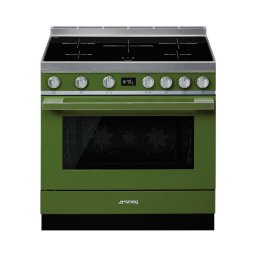 CPF9IPOG - Smeg cooker indukciós főzőlappal olivazöld