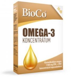 BioCo Omega-3 koncentrátum kapszula - 30db