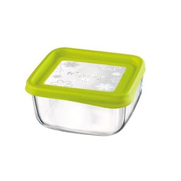 Bormioli Rocco Ételtároló doboz 15 cm üveg szögletes Frigo Fun 119803