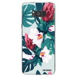Átlátszó szilikon tok az alábbi mobiltelefonokra Samsung Galaxy S8 G950F - Rhododendron