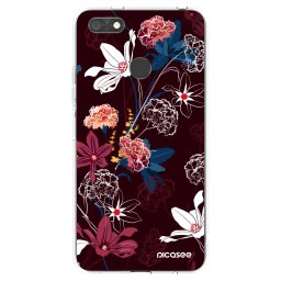 Átlátszó szilikon tok az alábbi mobiltelefonokra Huawei P9 Lite Mini - Dark Meadow