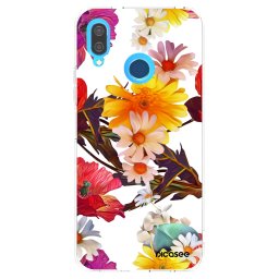 Átlátszó szilikon tok az alábbi mobiltelefonokra Huawei P20 Lite - Meadow