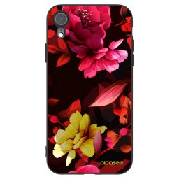 Fekete szilikon tok az alábbi mobiltelefonokra Apple iPhone XR - Dark Peonny