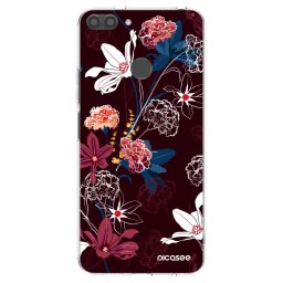Átlátszó szilikon tok az alábbi mobiltelefonokra Huawei P Smart - Dark Meadow