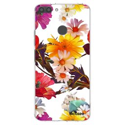 Átlátszó szilikon tok az alábbi mobiltelefonokra Huawei P Smart - Meadow
