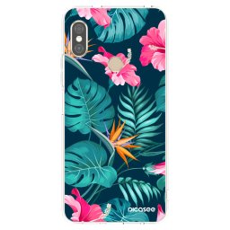 Átlátszó szilikon tok az alábbi mobiltelefonokra Xiaomi Redmi Note 5 Global - Pink Monstera