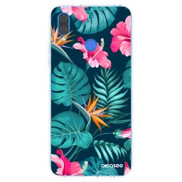 Átlátszó szilikon tok az alábbi mobiltelefonokra Huawei Nova 3i - Pink Monstera