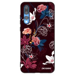 Fekete szilikon tok az alábbi mobiltelefonokra Huawei P20 Pro - Dark Meadow