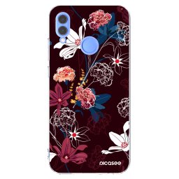 Átlátszó szilikon tok az alábbi mobiltelefonokra Huawei P Smart 2019 - Dark Meadow