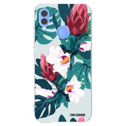 Átlátszó szilikon tok az alábbi mobiltelefonokra Huawei P Smart 2019 - Rhododendron