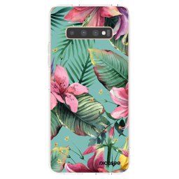 Átlátszó szilikon tok az alábbi mobiltelefonokra Samsung Galaxy S10 Plus G975 - Hawaii