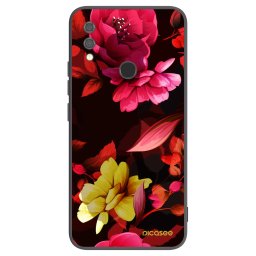 Fekete szilikon tok az alábbi mobiltelefonokra Xiaomi Redmi Note 7 - Dark Peonny