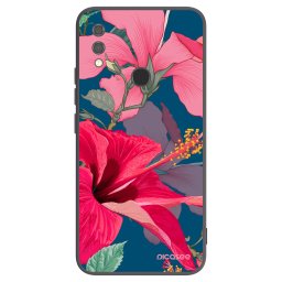 Fekete szilikon tok az alábbi mobiltelefonokra Xiaomi Redmi Note 7 - Hibiscus