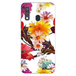 Átlátszó szilikon tok az alábbi mobiltelefonokra Samsung Galaxy A40 A405F - Meadow