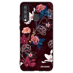 Fekete szilikon tok az alábbi mobiltelefonokra Huawei P30 Lite - Dark Meadow