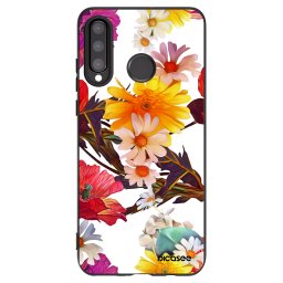 Fekete szilikon tok az alábbi mobiltelefonokra Huawei P30 Lite - Meadow