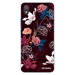 Átlátszó szilikon tok az alábbi mobiltelefonokra Xiaomi Redmi 7A - Dark Meadow