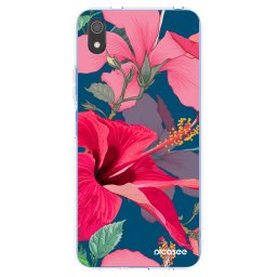 Átlátszó szilikon tok az alábbi mobiltelefonokra Xiaomi Redmi 7A - Hibiscus
