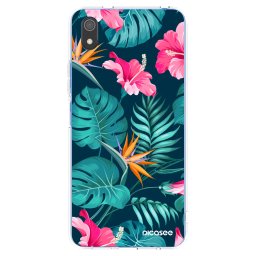 Átlátszó szilikon tok az alábbi mobiltelefonokra Xiaomi Redmi 7A - Pink Monstera