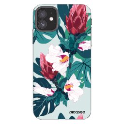 Átlátszó szilikon tok az alábbi mobiltelefonokra Apple iPhone 11 - Rhododendron