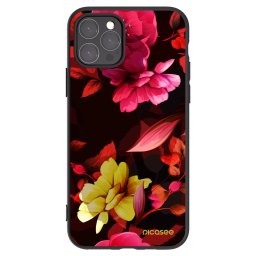 Fekete szilikon tok az alábbi mobiltelefonokra Apple iPhone 11 Pro - Dark Peonny