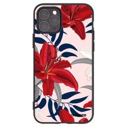 Fekete szilikon tok az alábbi mobiltelefonokra Apple iPhone 11 Pro - Red Lily