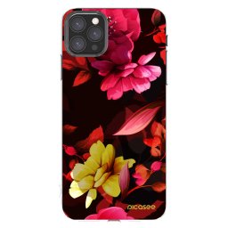 Átlátszó szilikon tok az alábbi mobiltelefonokra Apple iPhone 11 Pro Max - Dark Peonny