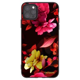 Fekete szilikon tok az alábbi mobiltelefonokra Apple iPhone 11 Pro Max - Dark Peonny