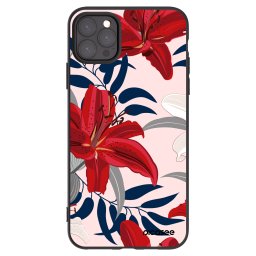 Fekete szilikon tok az alábbi mobiltelefonokra Apple iPhone 11 Pro Max - Red Lily