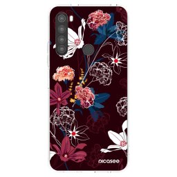 Átlátszó szilikon tok az alábbi mobiltelefonokra Xiaomi Redmi Note 8 - Dark Meadow