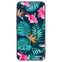 Fekete szilikon tok az alábbi mobiltelefonokra Xiaomi Mi 9 Lite - Pink Monstera