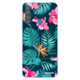 Átlátszó szilikon tok az alábbi mobiltelefonokra Xiaomi Redmi Note 8T - Pink Monstera