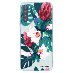 Átlátszó szilikon tok az alábbi mobiltelefonokra Xiaomi Redmi Note 8T - Rhododendron