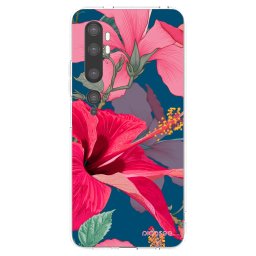 Átlátszó szilikon tok az alábbi mobiltelefonokra Xiaomi Mi Note 10 (Pro) - Hibiscus