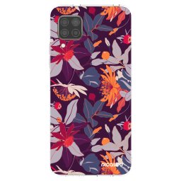 Átlátszó szilikon tok az alábbi mobiltelefonokra Huawei P40 Lite - Purple Leaf