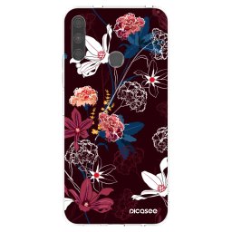 Átlátszó szilikon tok az alábbi mobiltelefonokra Huawei P40 Lite E - Dark Meadow