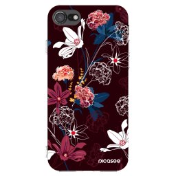 Átlátszó szilikon tok az alábbi mobiltelefonokra Apple iPhone SE 2020 - Dark Meadow