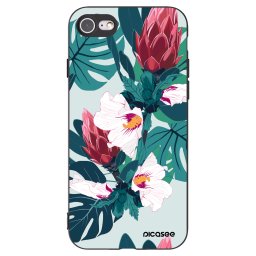 Fekete szilikon tok az alábbi mobiltelefonokra Apple iPhone SE 2020 - Rhododendron