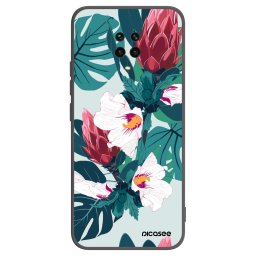 Fekete szilikon tok az alábbi mobiltelefonokra Xiaomi Redmi Note 9 Pro - Rhododendron