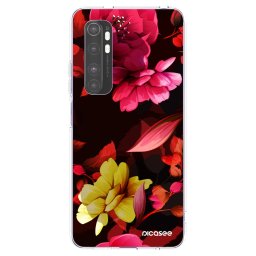 Átlátszó szilikon tok az alábbi mobiltelefonokra Xiaomi Mi Note 10 Lite - Dark Peonny