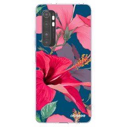 Átlátszó szilikon tok az alábbi mobiltelefonokra Xiaomi Mi Note 10 Lite - Hibiscus