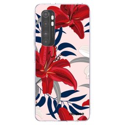 Átlátszó szilikon tok az alábbi mobiltelefonokra Xiaomi Mi Note 10 Lite - Red Lily