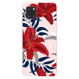 Átlátszó szilikon tok az alábbi mobiltelefonokra Samsung Galaxy Note 10 Lite N770F - Red Lily