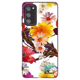 Fekete szilikon tok az alábbi mobiltelefonokra Samsung Galaxy S20 FE - Meadow