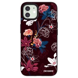 Fekete szilikon tok az alábbi mobiltelefonokra Apple iPhone 12 Pro - Dark Meadow