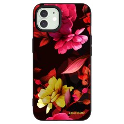 Fekete szilikon tok az alábbi mobiltelefonokra Apple iPhone 12 Pro - Dark Peonny