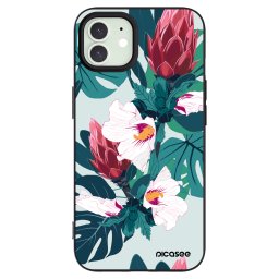 Fekete szilikon tok az alábbi mobiltelefonokra Apple iPhone 12 Pro - Rhododendron