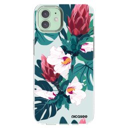 Átlátszó szilikon tok az alábbi mobiltelefonokra Apple iPhone 12 Pro - Rhododendron