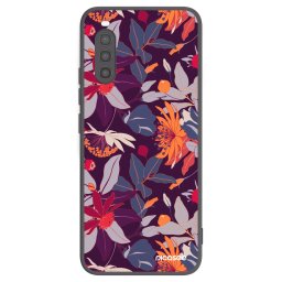 Fekete szilikon tok az alábbi mobiltelefonokra Sony Xperia 10 II - Purple Leaf